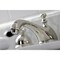 Kingston Brass KS3966PKL Duchess Widespread Bathroom Faucet W/ Brass Pop-Up, Nickel KS3966PKL - alternate 2